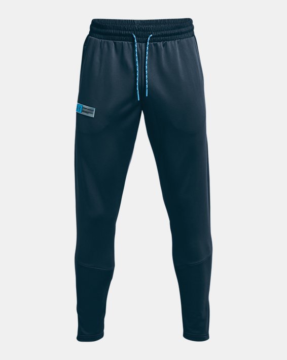 Men's Armour Fleece® Storm Pants, Blue, pdpMainDesktop image number 5